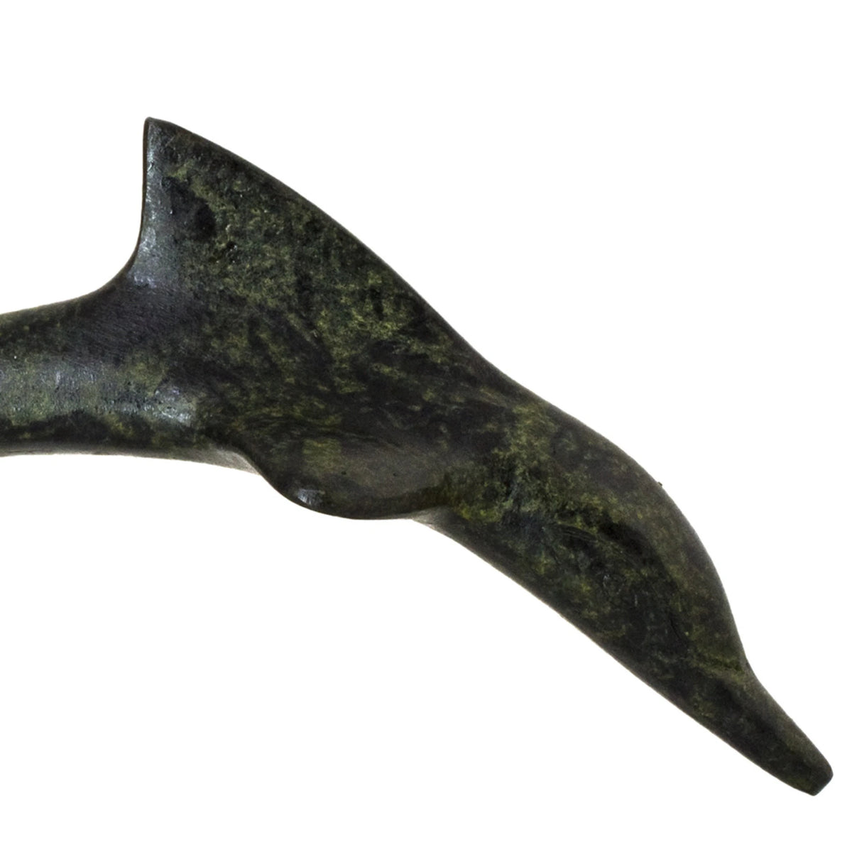 Dolphin – Bronze Sculpture – 5 cm – Dark Green