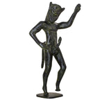 Satyr – Solid Bronze Sculpture – 20 cm – Dark Green