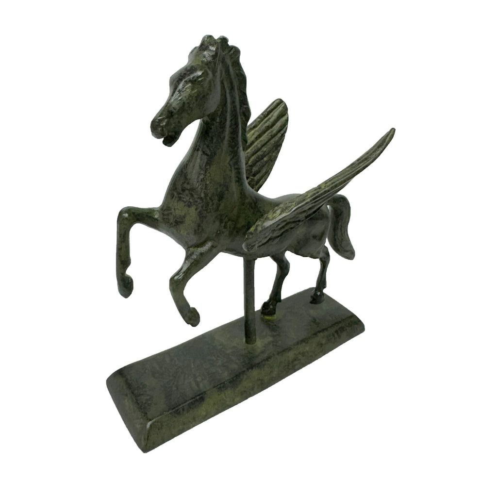 Pegasus, the Winged Horse – Solid Sculpture – 14 cm – Dark Green