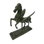Pegasus, the Winged Horse – Solid Sculpture – 14 cm – Dark Green