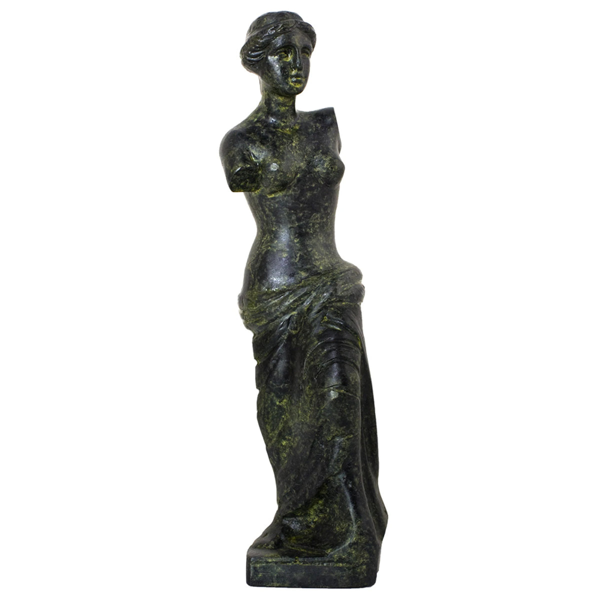 Venus de Milo – Bronze Sculpture – 15 cm – Dark Green