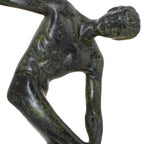 Myron's Discobolus – Bronze Replica – 17 cm – Dark Green