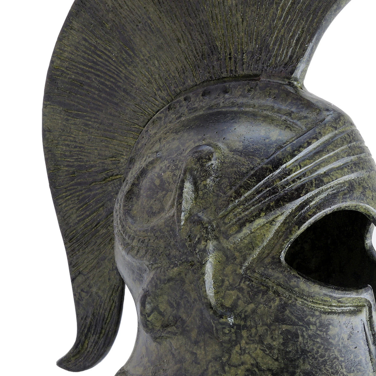 Corinthian Helmet with Sphinx – 18 cm – Dark Green