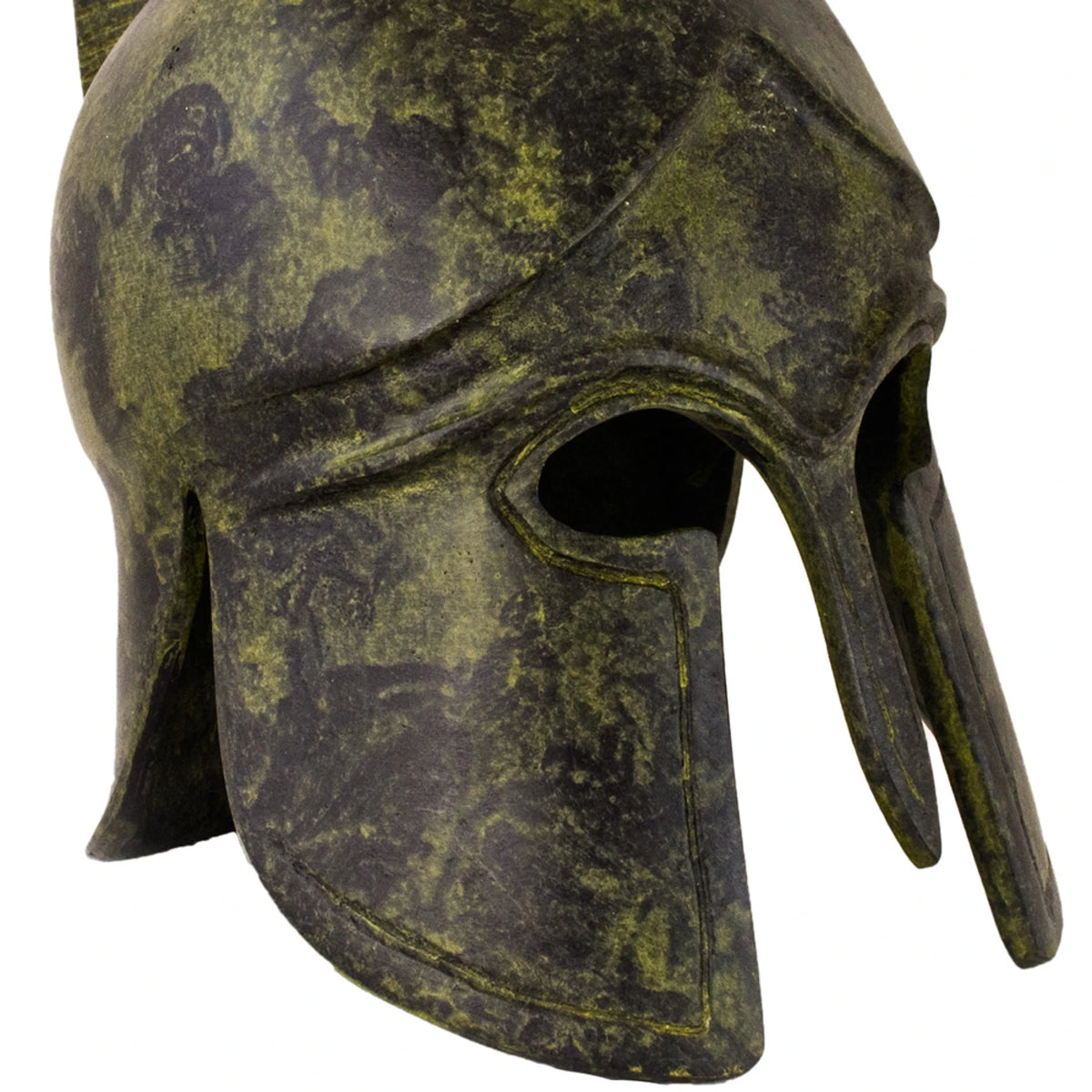 Corinthian Helmet with Short Crest – 22 cm – Dark Green