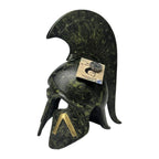 Spartan Helmet with Lambda – 14 cm – Dark Green