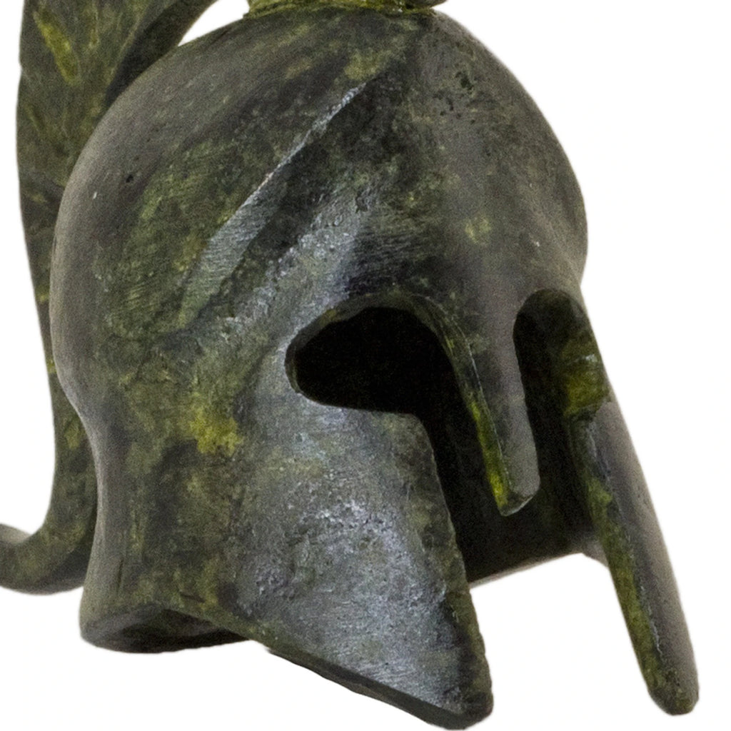 Miniature Ancient Greek Helmet – 5 cm – Dark Green