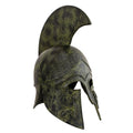 Life-Size Corinthian Helmet with Short Crest – 37 cm – Dark Green
