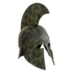 Life-Size Corinthian Helmet with Short Crest – 37 cm – Dark Green