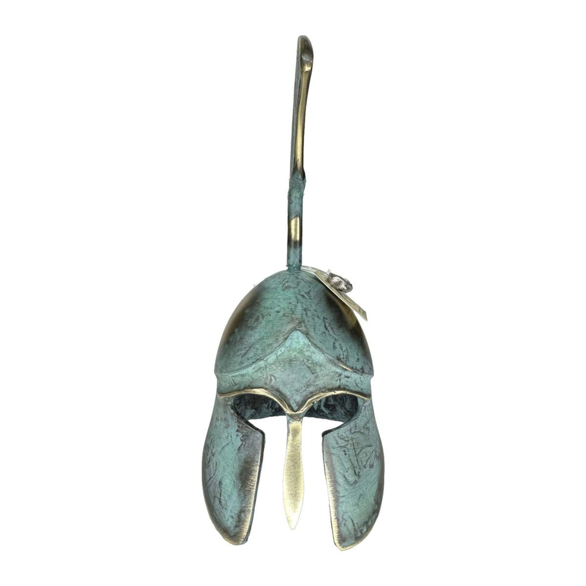 Corinthian Helmet with Tall Crest – 20 cm – Blue & Gold