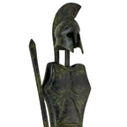 Corinthian Warrior's Armour – Decorative Sculpture – 39 cm – Dark Green
