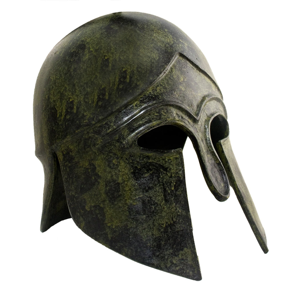 Life-Size Corinthian Helmet without Crest – 25 cm – Dark Green