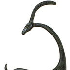 Cretan Kri-Kri Goat – Bronze Sculpture – 18 cm – Dark Green
