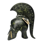 Spartan Helmet with Lambda – 14 cm – Dark Green