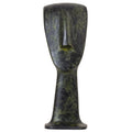 Spedos-Type Early Cycladic Head – 9 cm – Dark Green