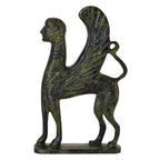 Sphinx of Delphi – Bronze Sculpture – 10 cm – Dark Green