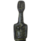 Slender Cycladic Figurine – Bronze Sculpture – 80 cm – Dark Green