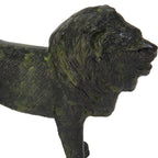 Lion – Bronze Sculpture – 8 cm – Dark Green