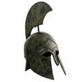 Life-Size Corinthian Helmet with Tall Crest – 40 cm – Dark Green
