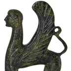 Sphinx of Delphi – Bronze Sculpture – 10 cm – Dark Green