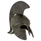 Corinthian Helmet with Pegasus and Short Crest – 19 cm – Dark Green