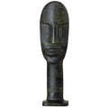 Early Cycladic Head – 18 cm – Dark Green