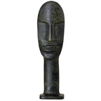 Early Cycladic Head – 18 cm – Dark Green