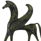 Pegasus, the Winged Horse – Bronze Sculpture – 19 cm – Dark Green