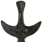 Mycenaean Phi-Type Female Figurine – 14 cm – Dark Green