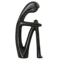 Modern Cycladic Thinker Figurine – 7 cm – Dark Green