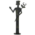 Hermes, Messenger of the Gods – Sculpture – 15 cm – Dark Green