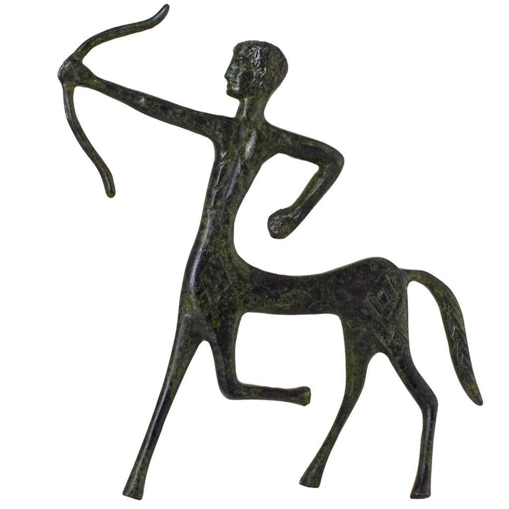 Centaur – Bronze Sculpture – 18 cm – Dark Green