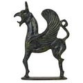 Griffin – Bronze Sculpture – 12 cm – Dark Green