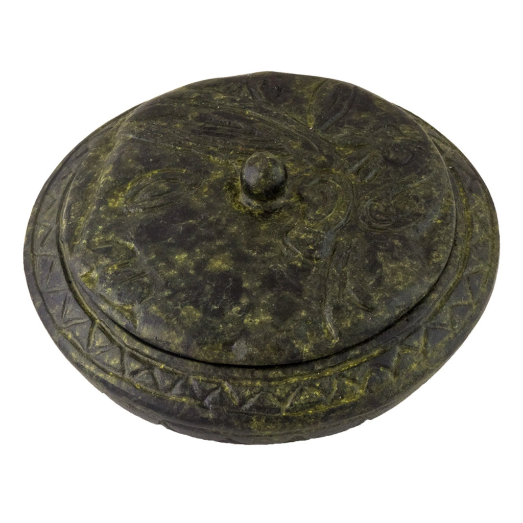 Bronze Jewellery Box – 6 cm – Dark Green