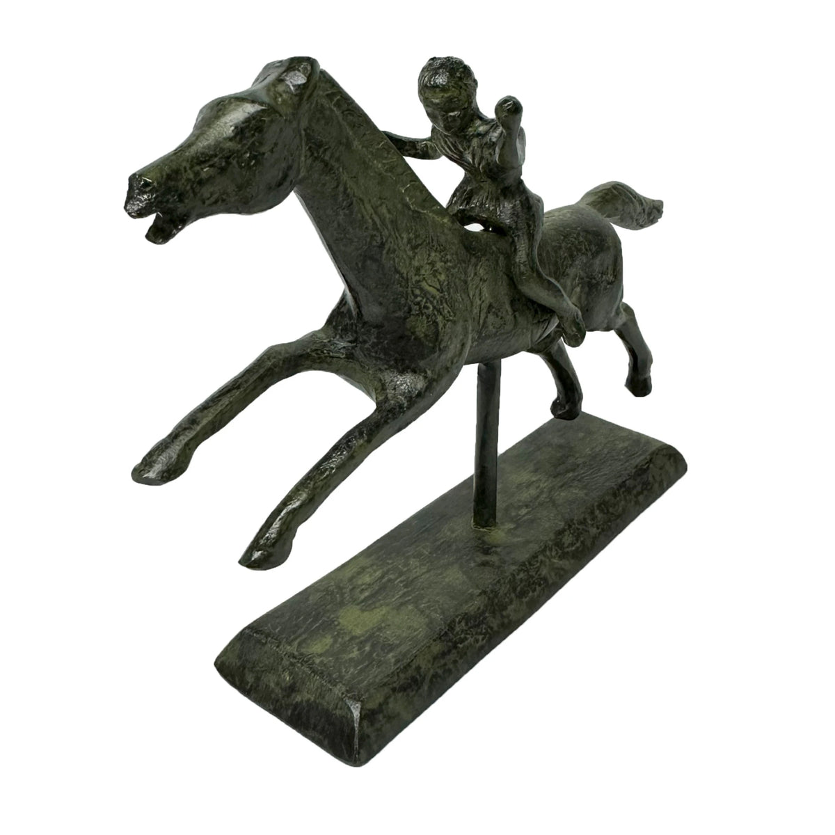 Jockey of Artemision – Bronze Replica – 12 cm – Dark Green