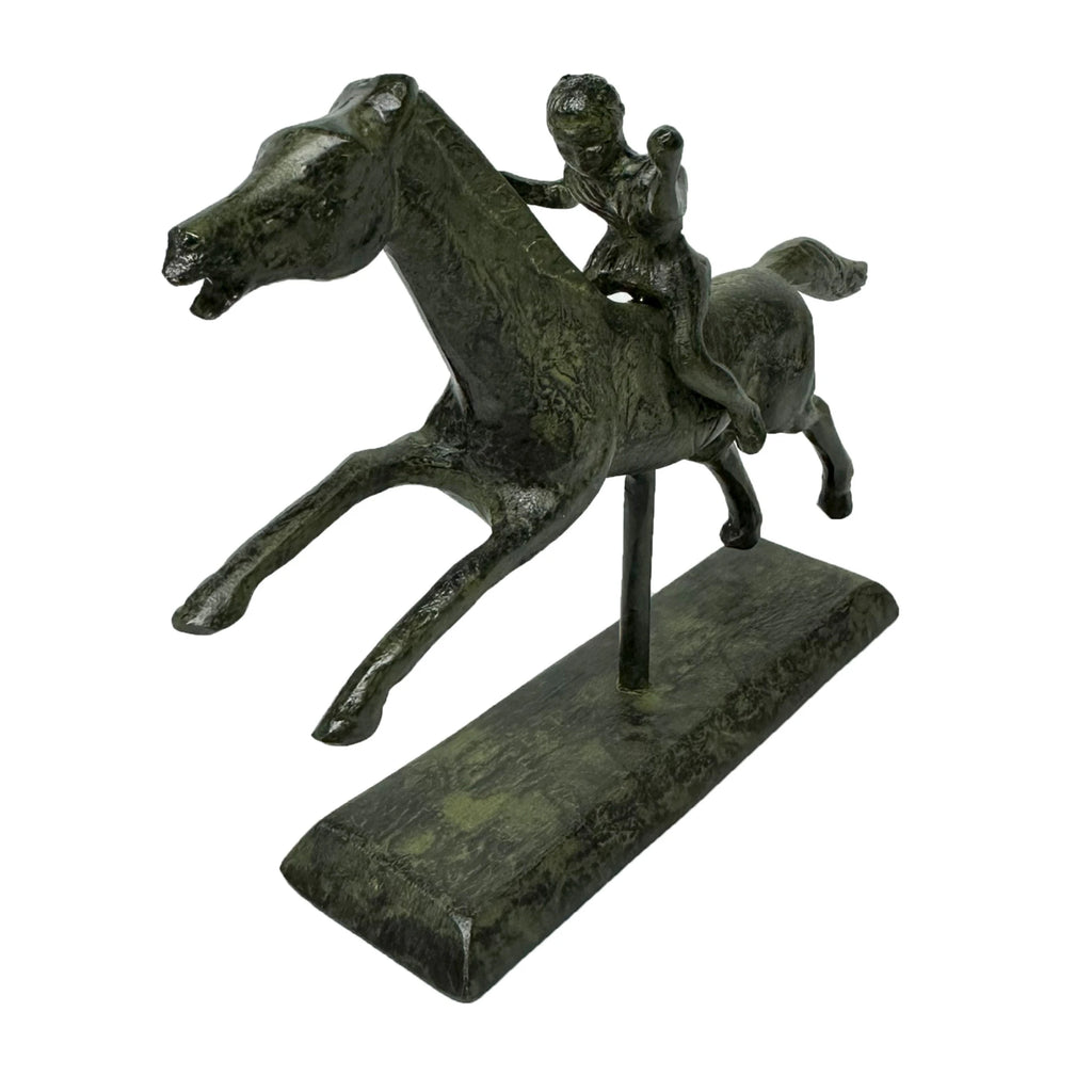 Jockey of Artemision – Bronze Replica – 20 cm – Dark Green