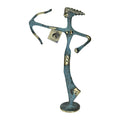 Artemis with Bow – Sculpture – 38 cm – Blue & Gold