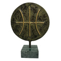 Decorative Shield with Delphic Epsilon – 16.5 cm – Dark Green