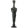 Spedos-Type Cycladic Fertility Figurine – 11 cm – Dark Green