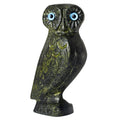 Owl, Symbol of Wisdom – Sculpture – 4 cm – Dark Green