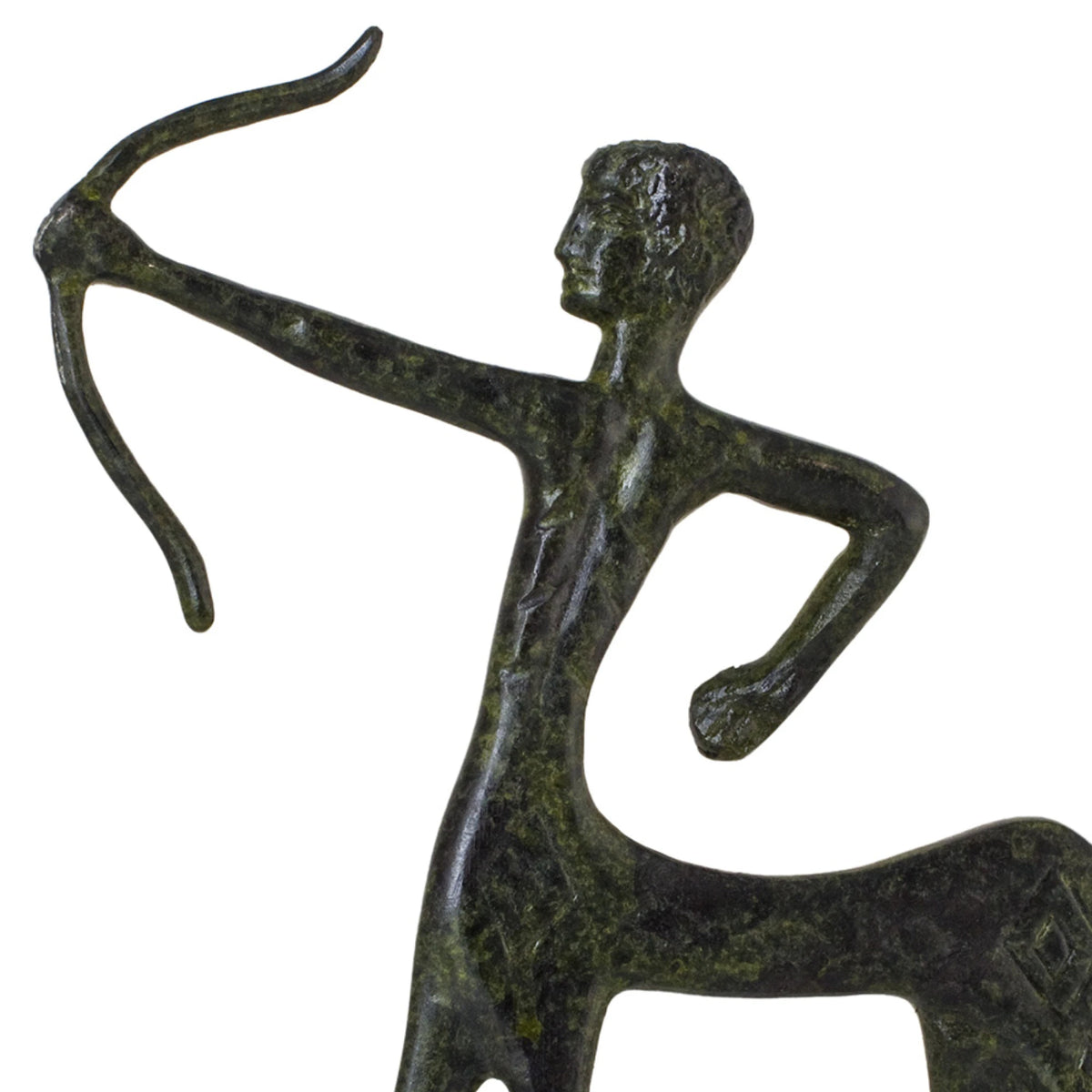 Centaur – Bronze Sculpture – 13 cm – Dark Green