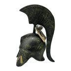Spartan Helmet with Lambda – 13 cm – Dark Green