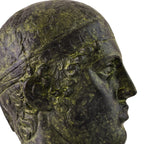 Mask of the Charioteer of Delphi – 16 cm – Dark Green