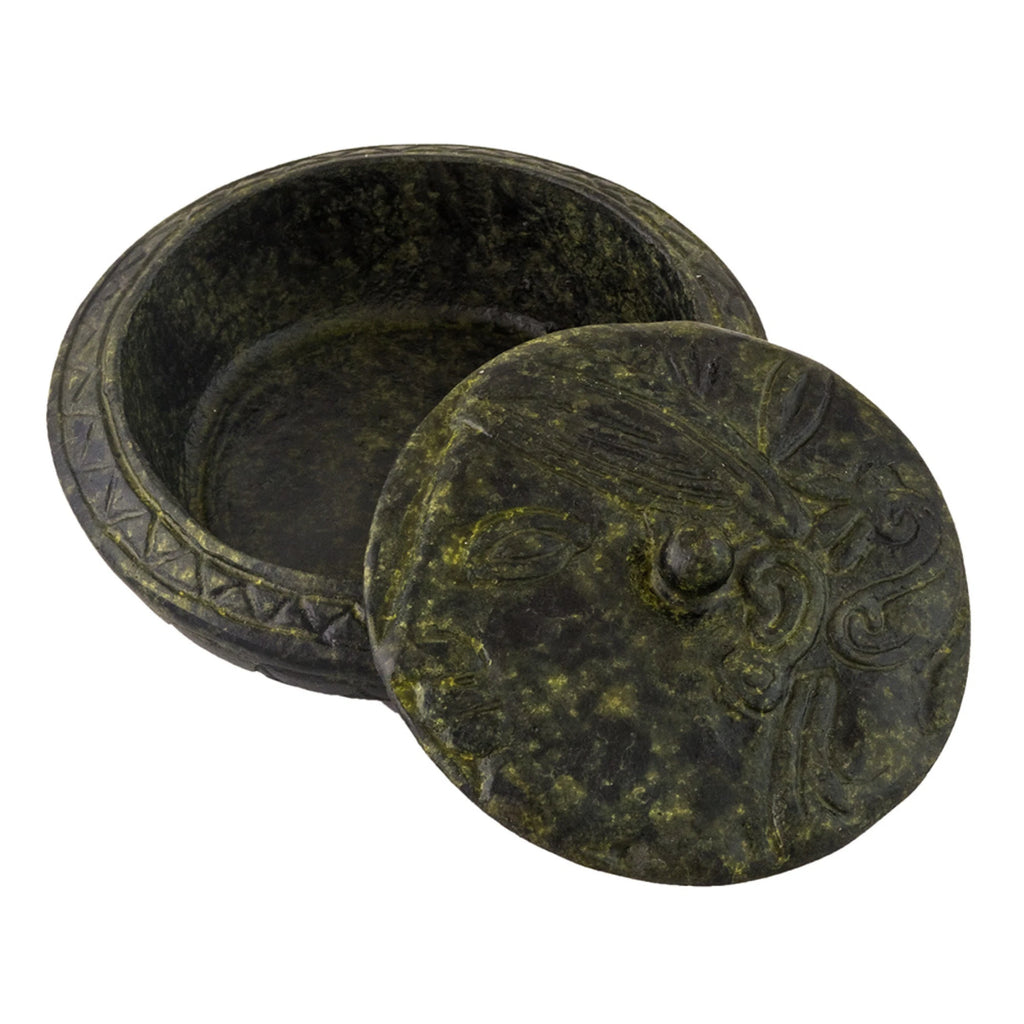 Bronze Jewellery Box – 6 cm – Dark Green