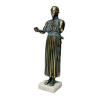 Charioteer of Delphi – Bronze Replica – 14 cm – Blue & Gold