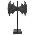 Minoan Sacred Double Axe – Decorative Sculpture – 15 cm – Dark Green