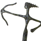 Artemis with Bow – Sculpture – 15 cm – Dark Green