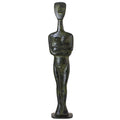 Late Spedos-Type Cycladic Fertility Figurine – 25 cm – Dark Green