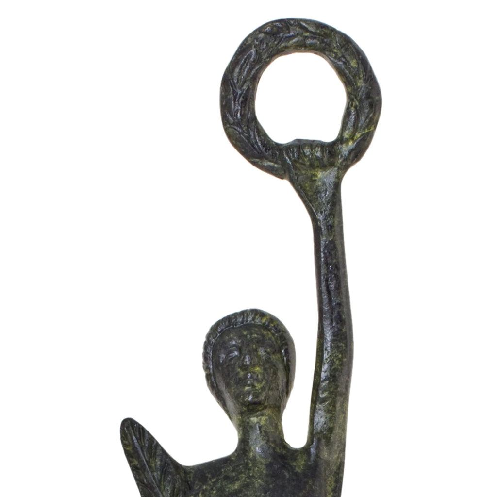 Olympic Victor with Olive Wreath – Sculpture – 16 cm – Dark Green