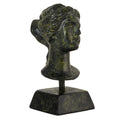 Bust of Aphrodite – Bronze Sculpture – 9 cm – Dark Green