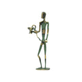 Asclepius with Cup Statue by Bronze Pavlakis